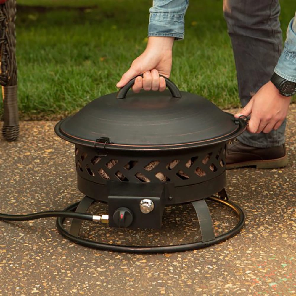 Endless Summer 18.5" LP Gas Portable Outdoor Fire Pit, 58,000 BTU