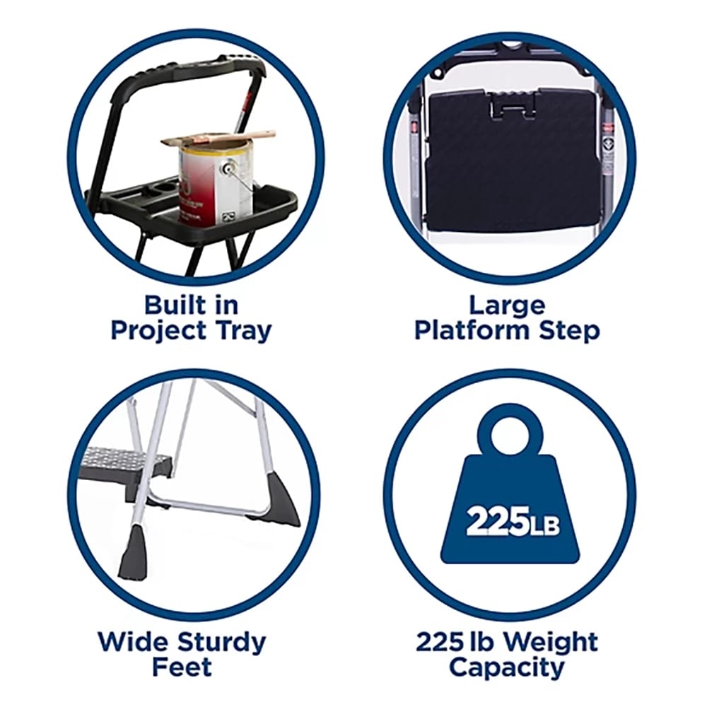 Cosco 3-Step Steel Work Ladder