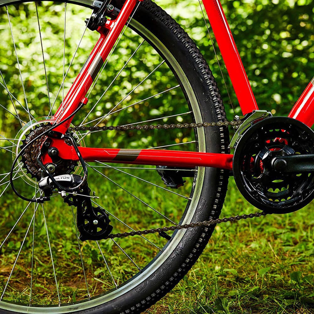 Royce Union Men's RMA All-Terrain Mountain Bike, 18" Frame, Red