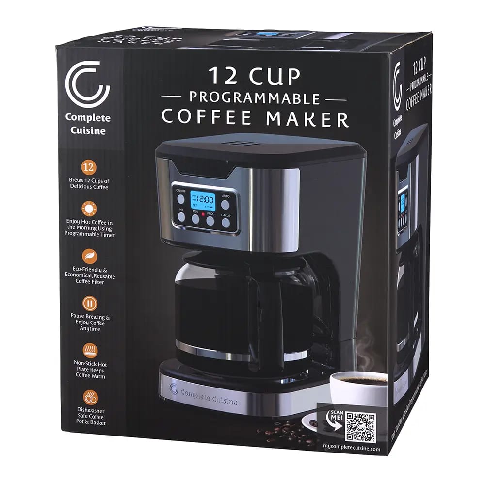 Complete Cuisine 12 Cup Programmable Coffee Maker