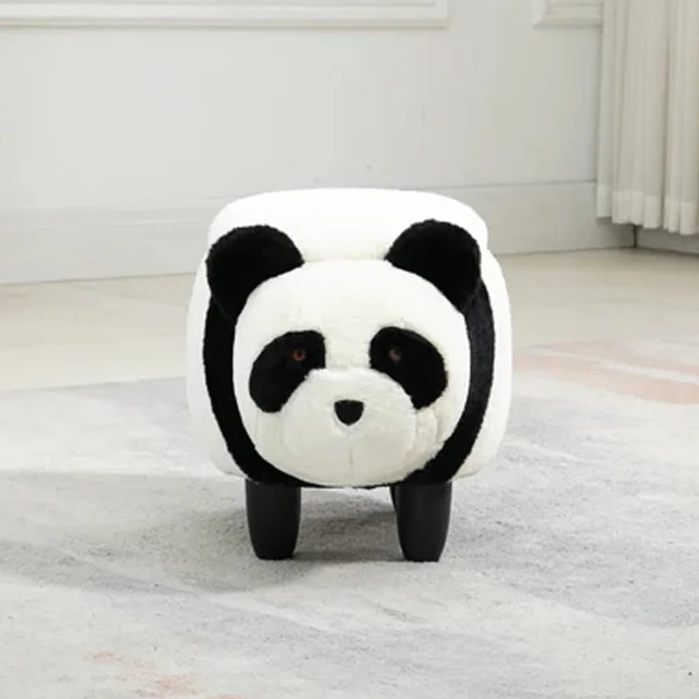 Home 2 Office Panda Upholstered Storage Kids Ottoman