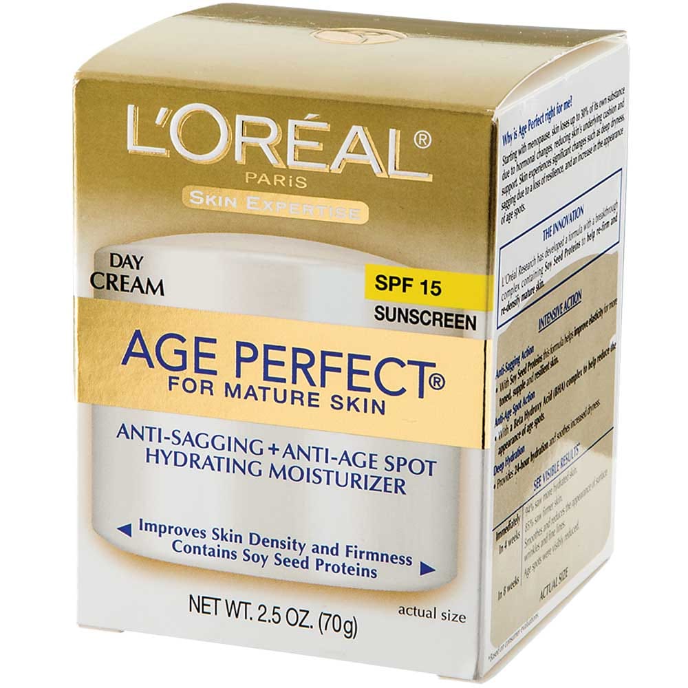 L'Oreal Age Perfect Day Cream for Mature Skin, 2.5 oz