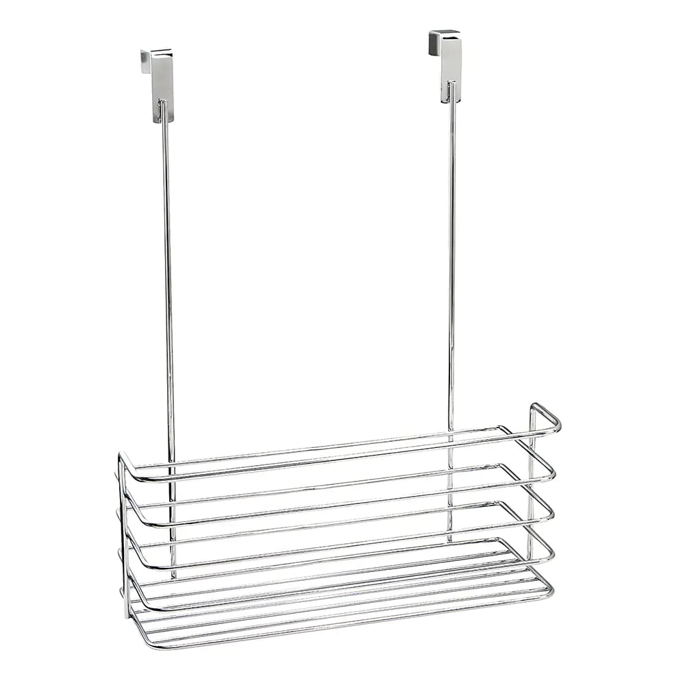 Over the Cabinet Door Chrome Basket