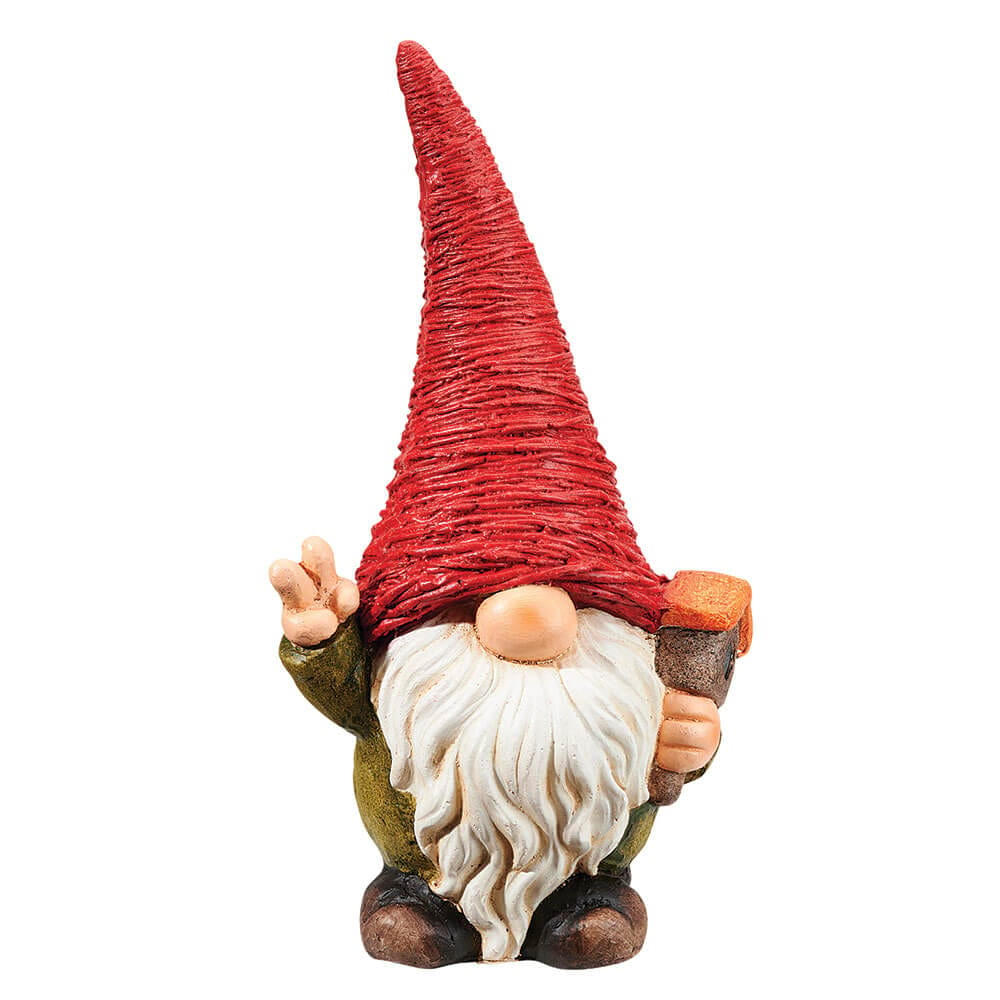 Outdoor Living Accents Resin Garden Gnome, 16.5"