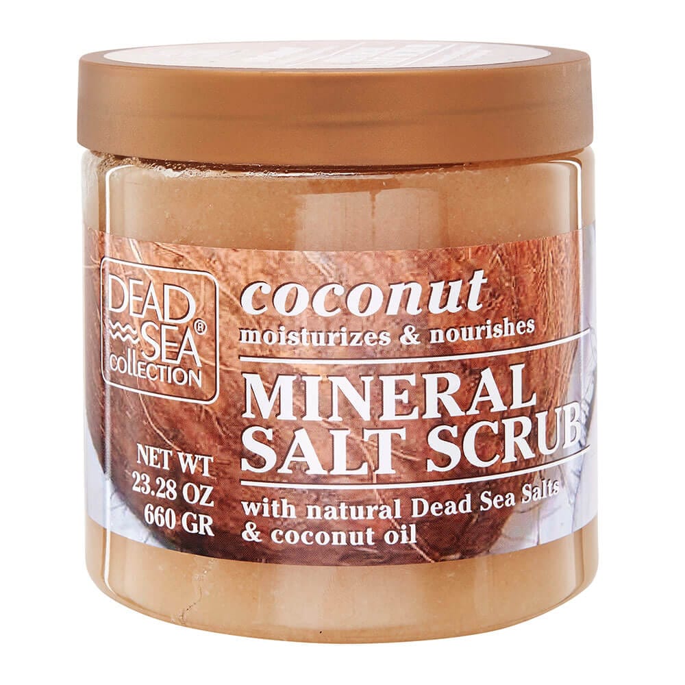 Dead Sea Coconut Mineral Salt Scrub, 23.28 oz