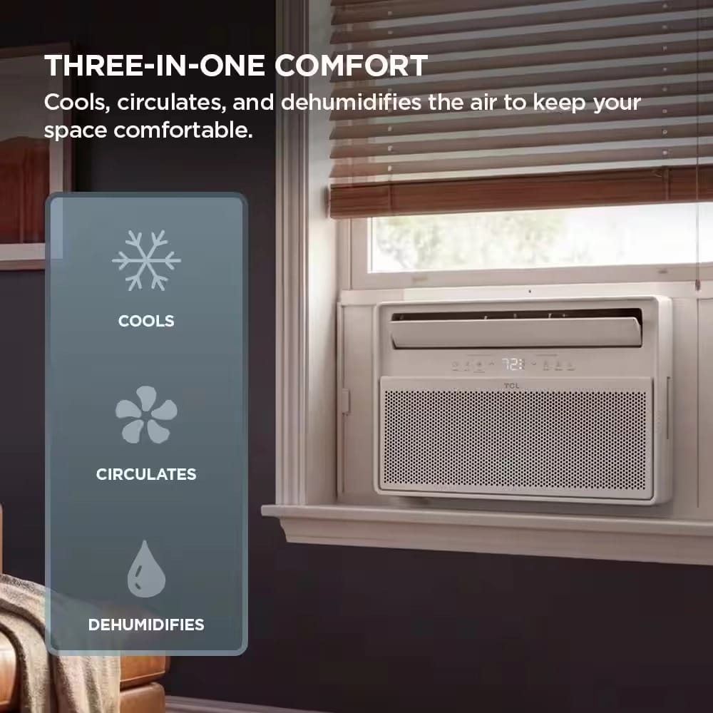 TCL 12,000 BTU Ultra-Quiet Inverter Window Air Conditioner