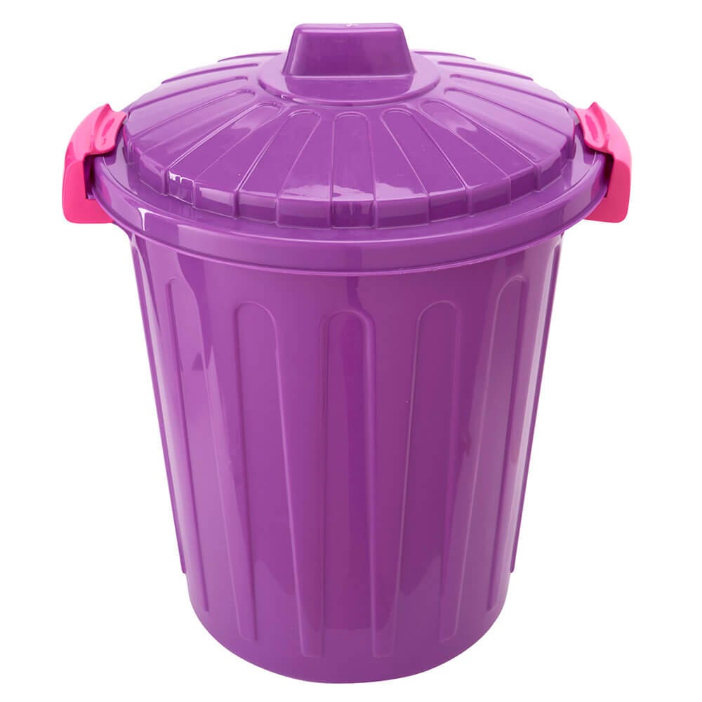 HemiCasa Medium Oscar Bin with Lid and Handles, 25 L