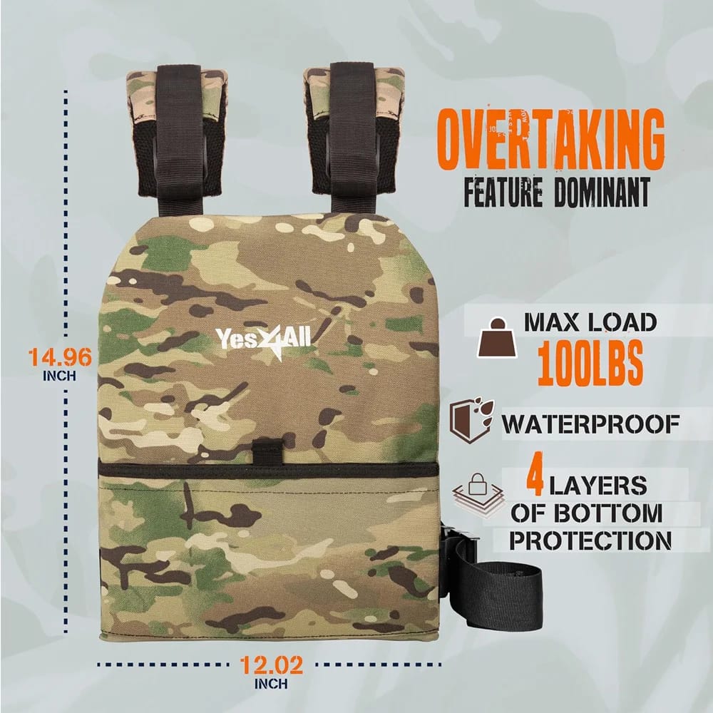 Yes4All Adjustable Weighted Vest, Camo