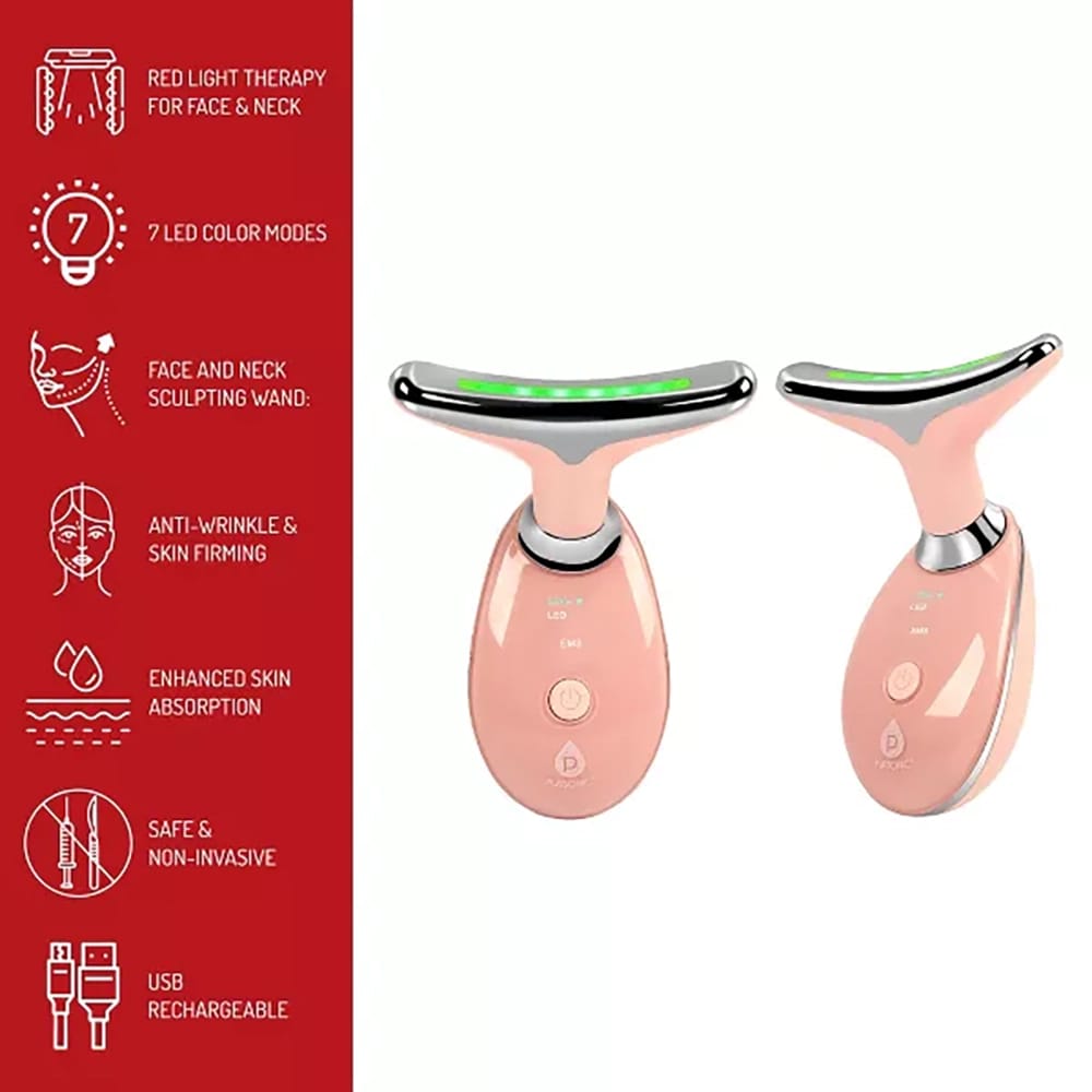 Pursonic 7-in-1 LED Light Therapy Beauty Device