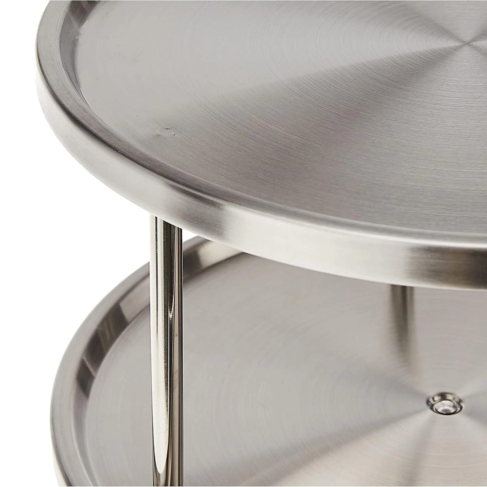 Estilo Stainless Steel 2-Tier Lazy Susan