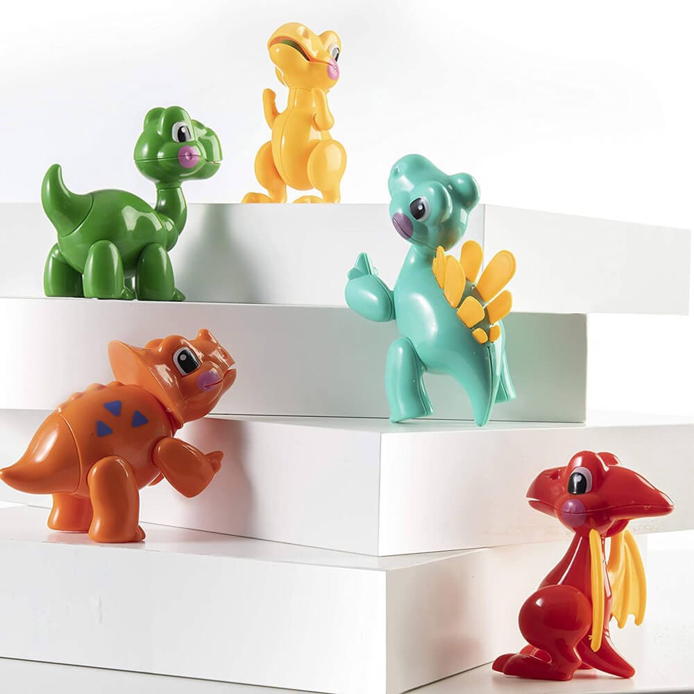 Prextex Flexible Cartoon Dinosaur Toys