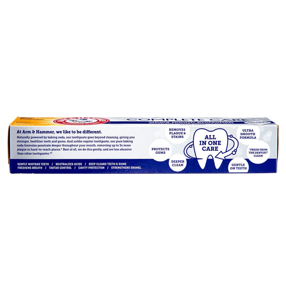 Arm & Hammer Complete Care Fresh Mint Anticavity Fluoride Toothpaste, 6 oz