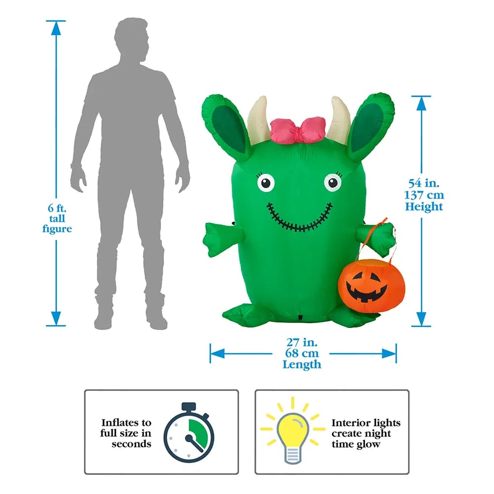 4.5' Friendly Monster Inflatable