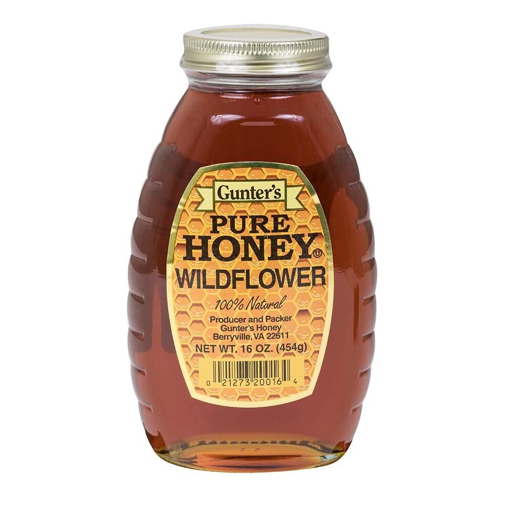 Gunter's Pure Wildflower Honey, 16 oz