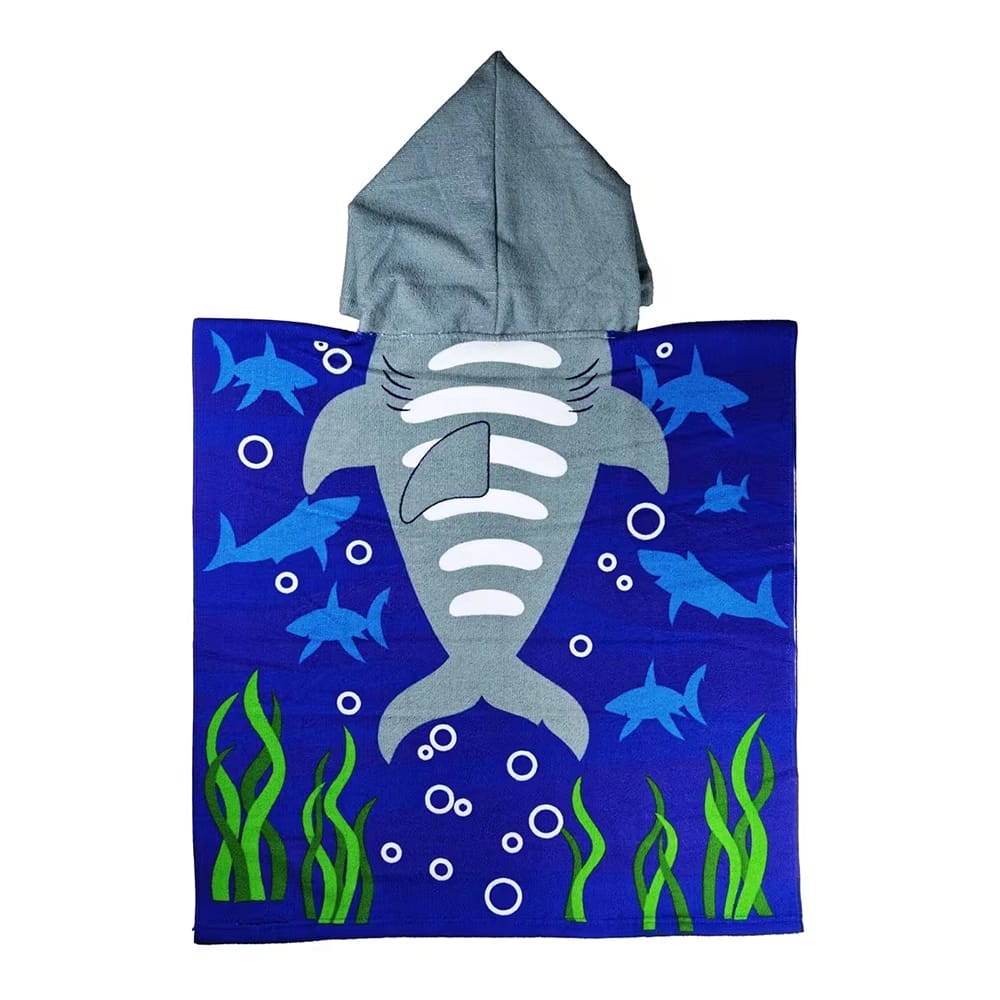 Hooded Kids Beach Towel, 24" x 48"