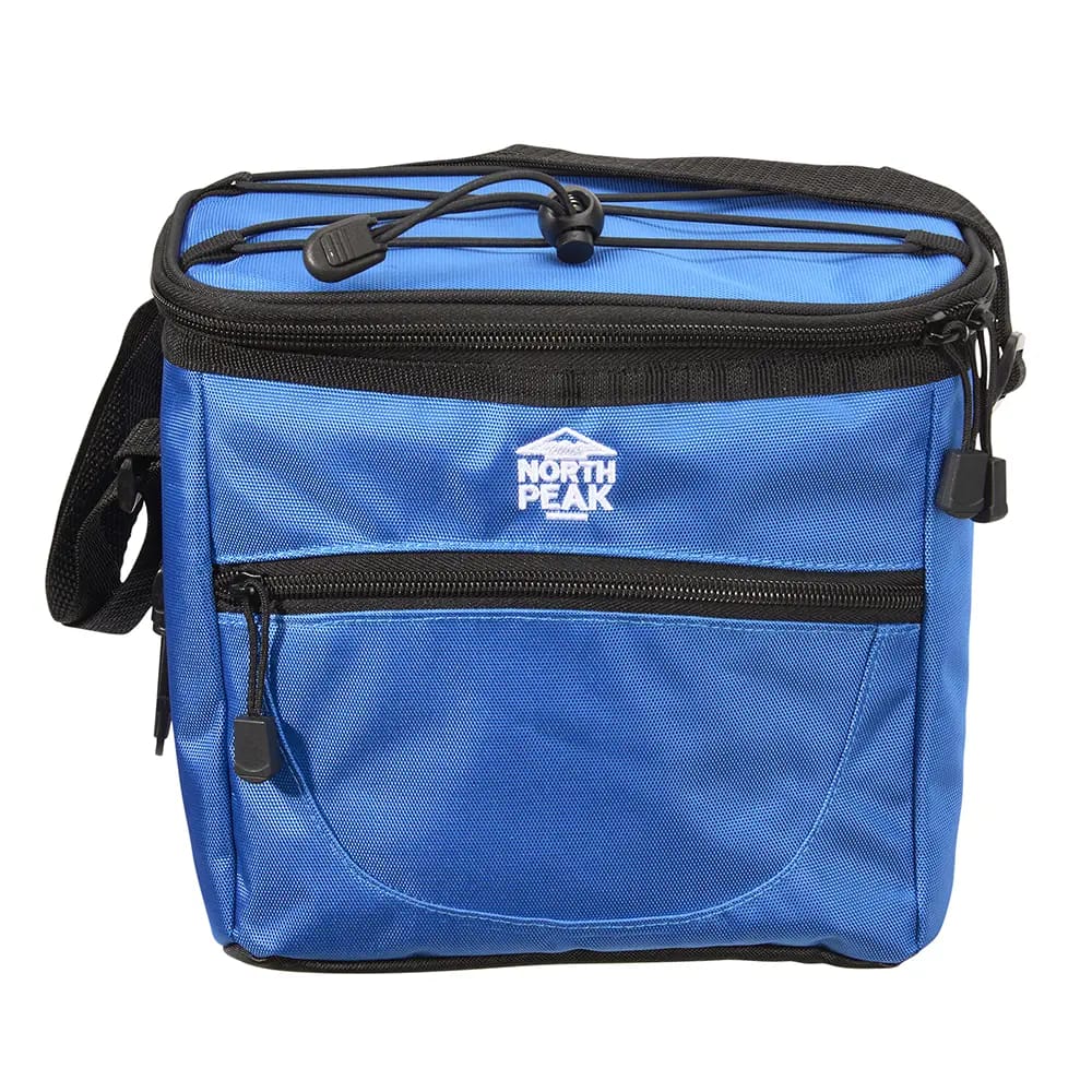 North Peak Blue Insulated Cooler, 6-Can