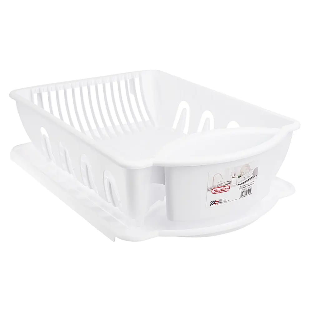 Sterilite Dish Drainer with Tray