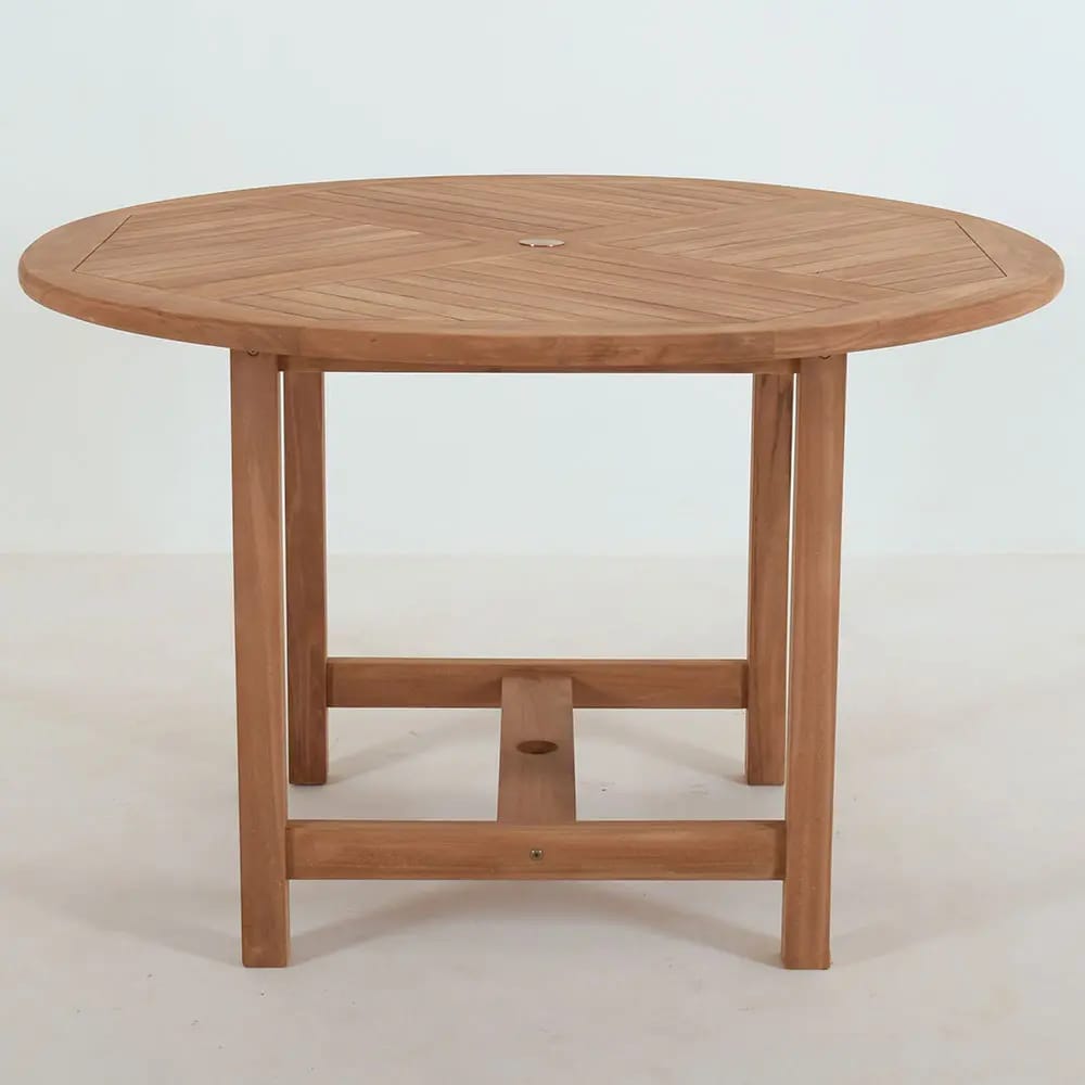 Round Teak Patio Table