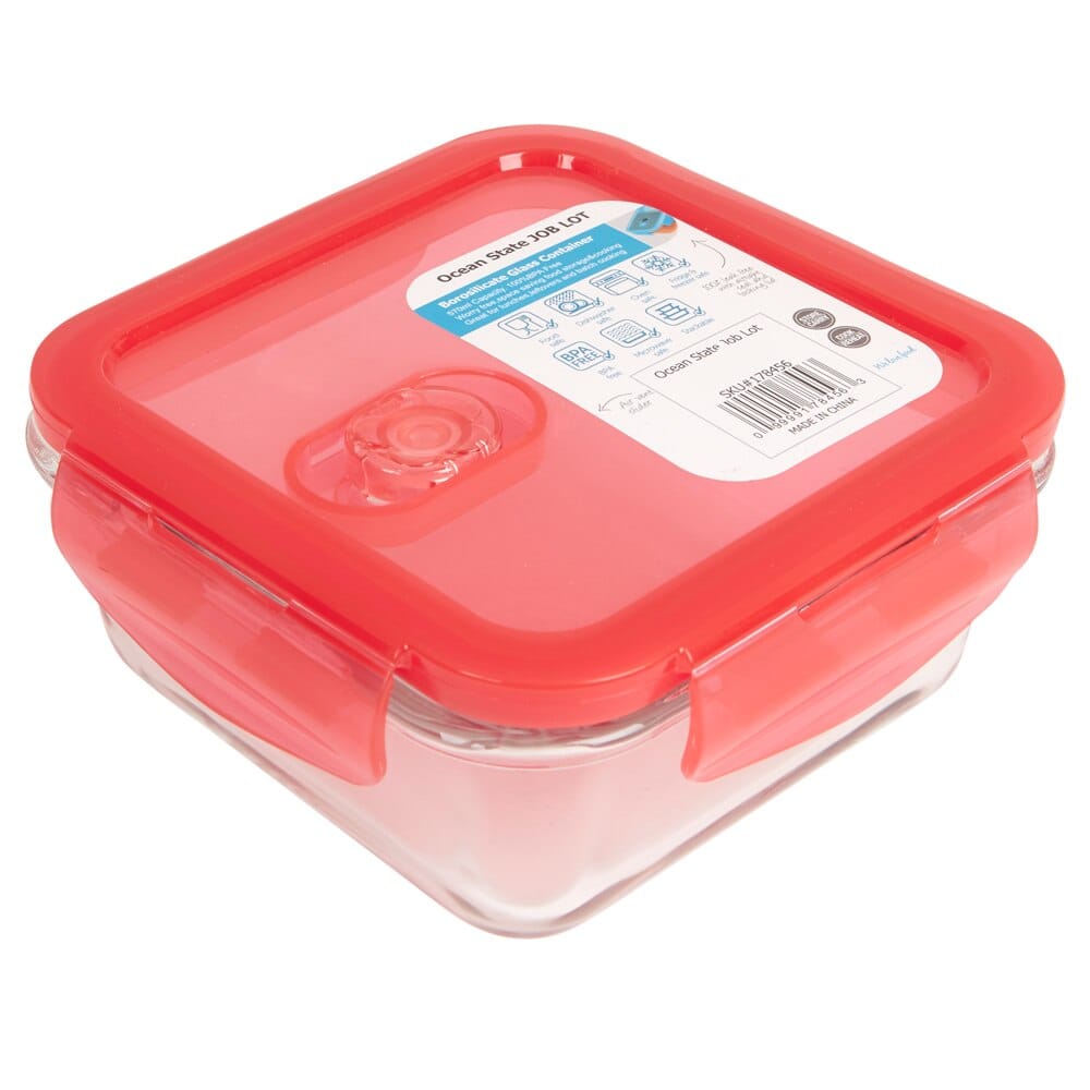 Glass Food Storage Container, 19 oz