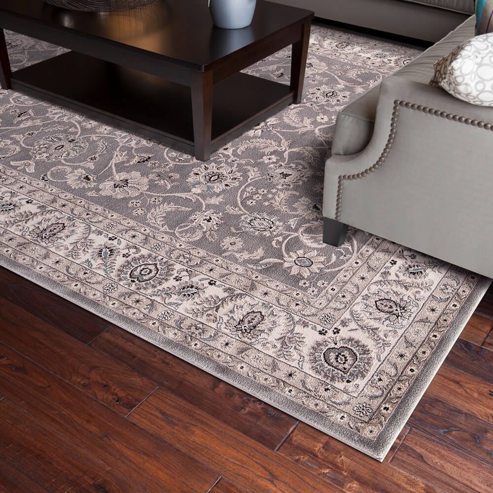 Bellevue Area Rug, 7'10" x 10'10", Bergama Gray