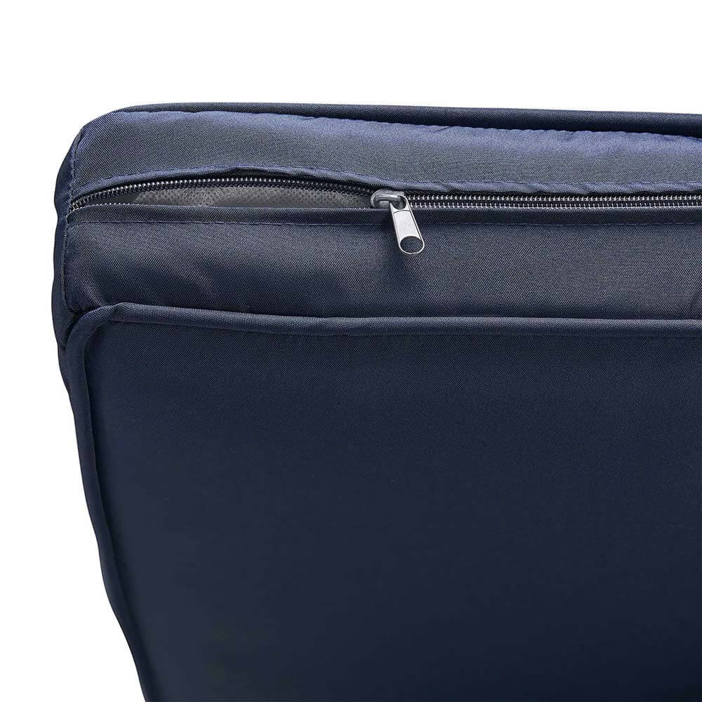 All-Weather 7-Piece Resin Wicker Patio Sectional, Navy/Gray