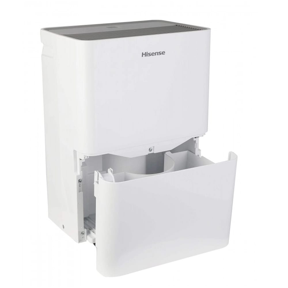 Hisense 35 Pint 3-Speed Compact Dehumidifier, White (Factory Refurbished)