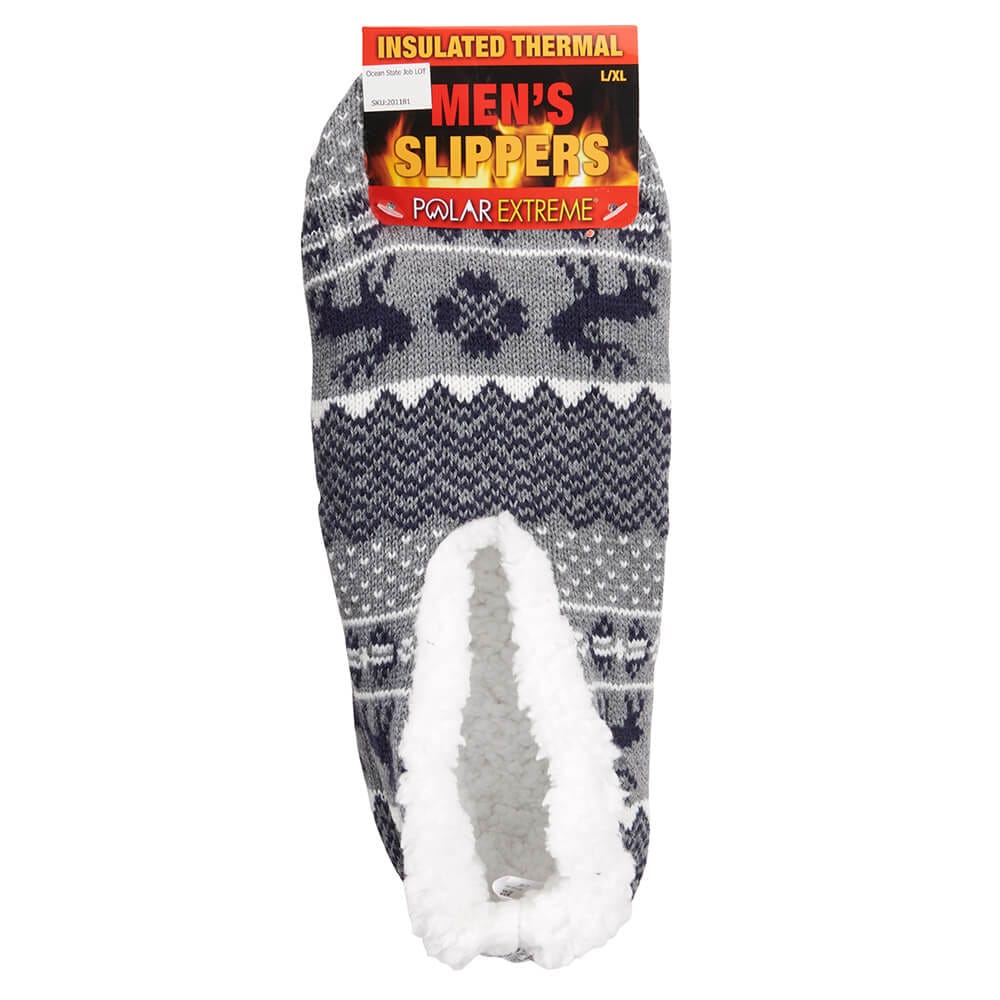 Polar Extreme Men's Insulated Thermal Slippers