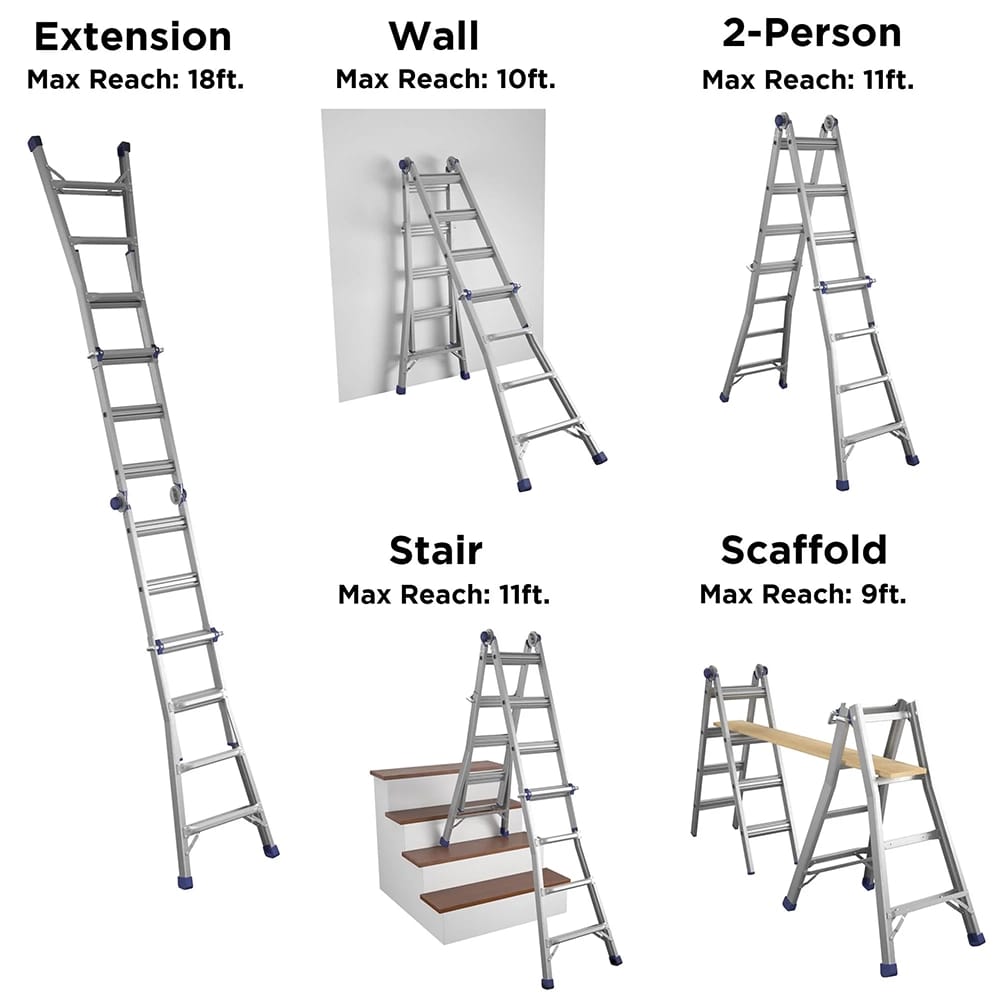 Cosco 18' Multi-Position Ladder