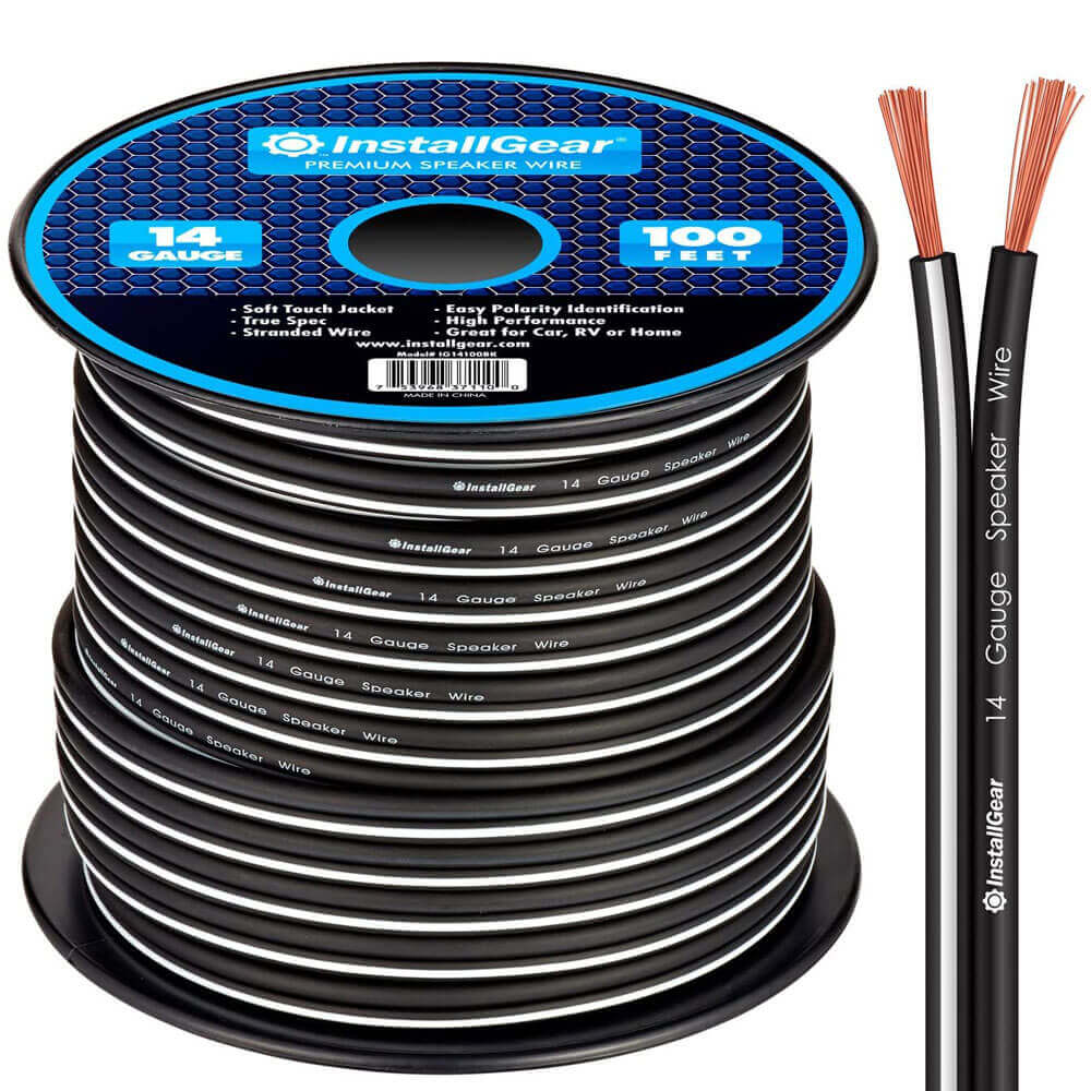 InstallGear 14 Gauge 100' Speaker Wire