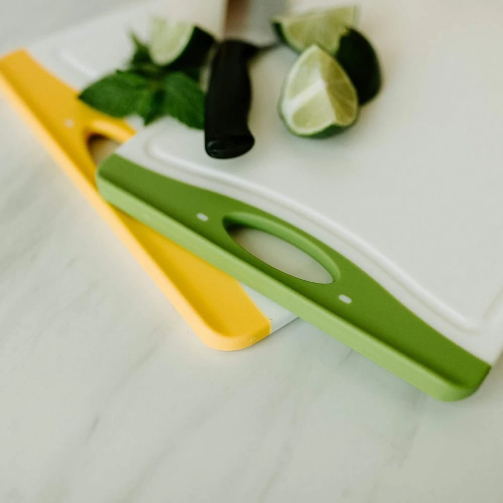 Thirteen Chefs Non-Slip Plastic Cutting Boards, Set of 2