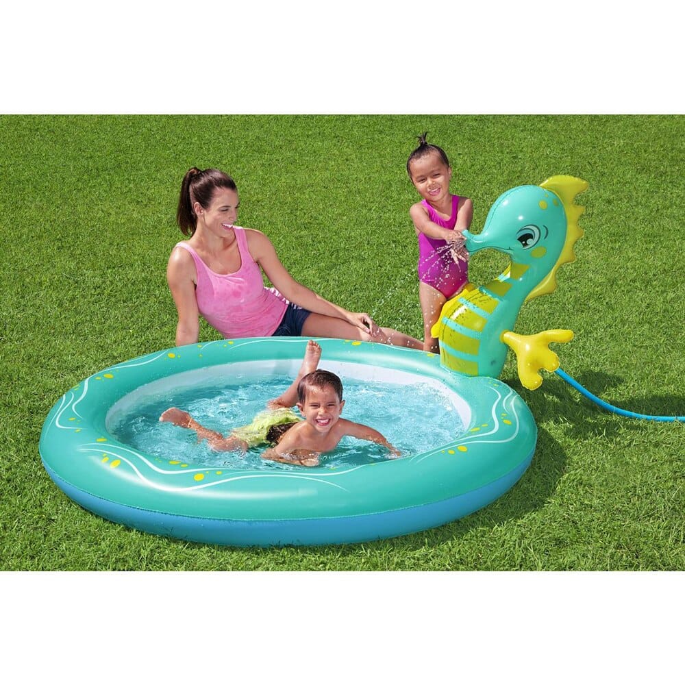Bestway H2OGO! Inflatable Seahorse Sprinkler Pool