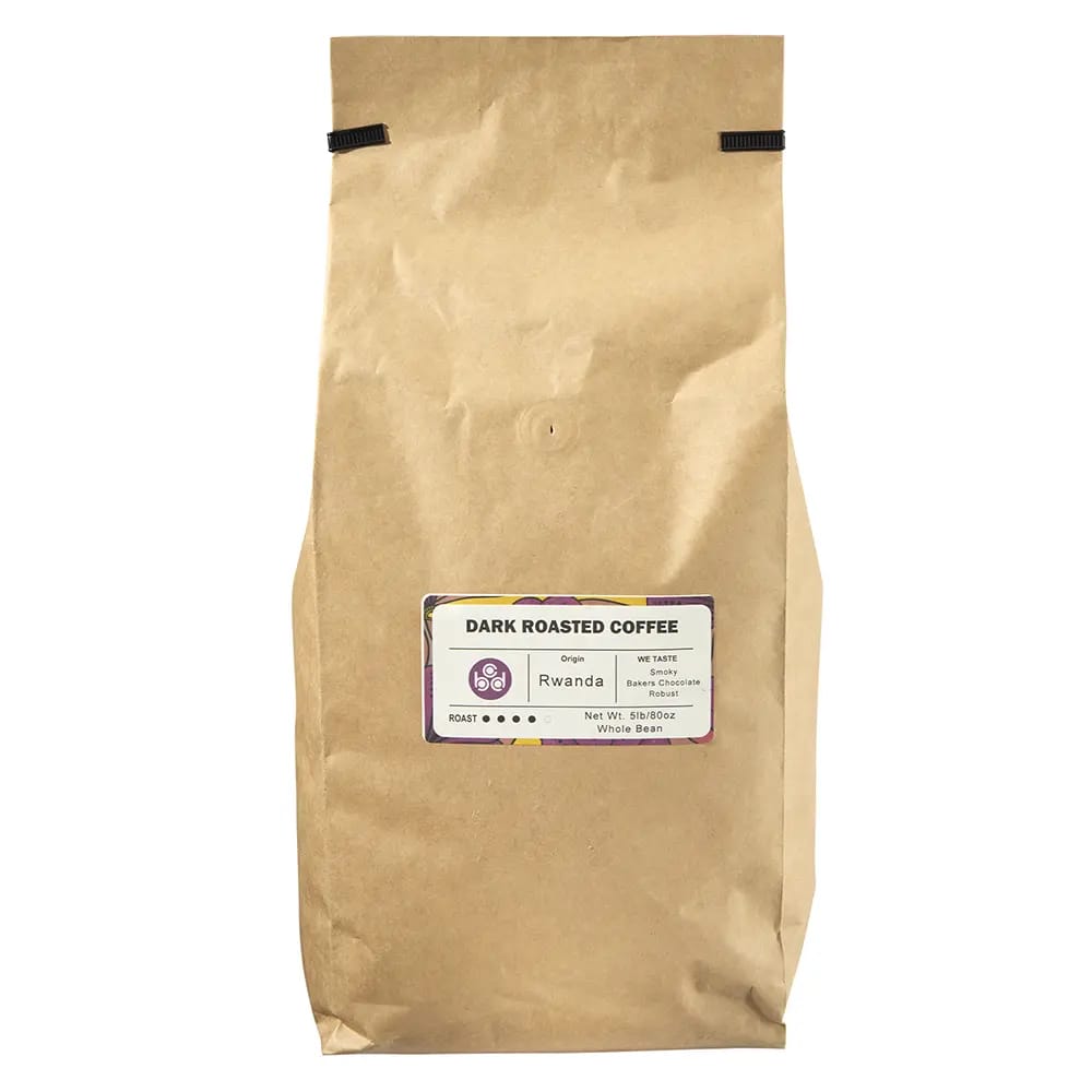 Rwanda Dark Roast Whole Bean Coffee, 5 lb