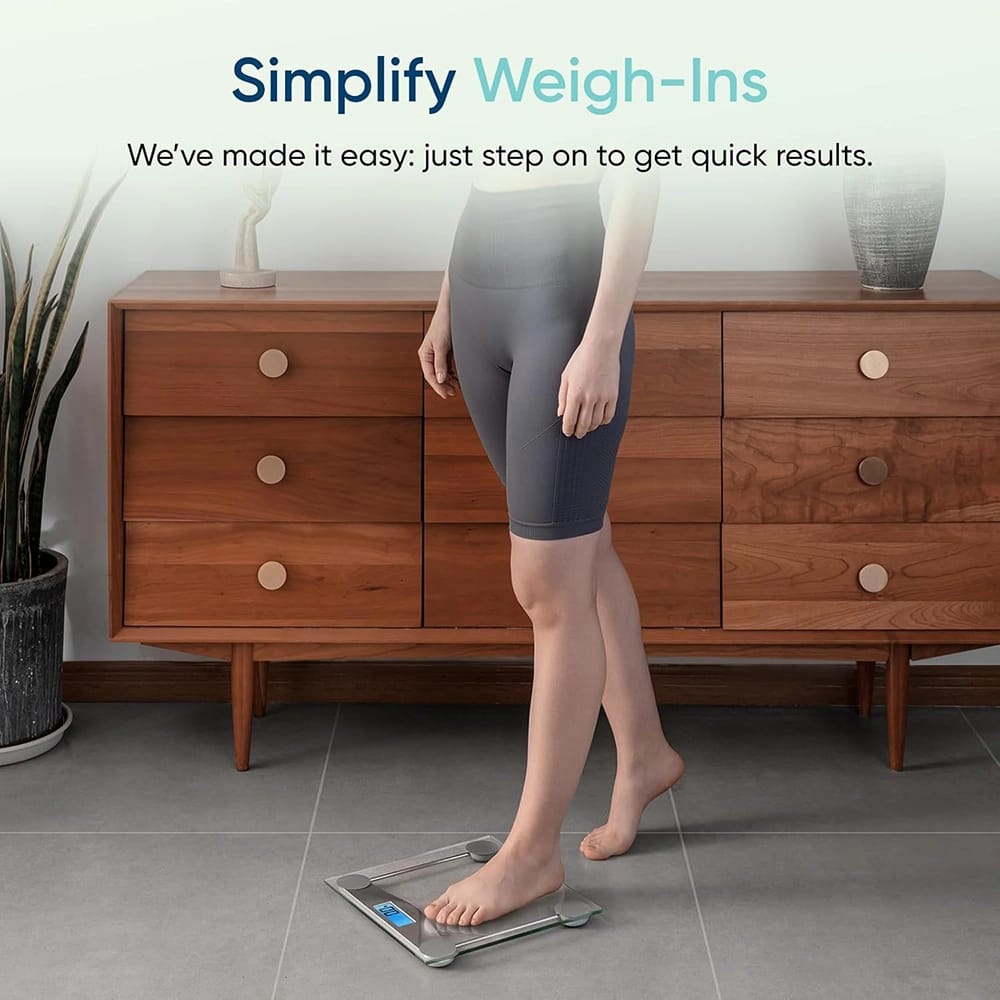 Etekcity Digital Body Weight Scale, Silver