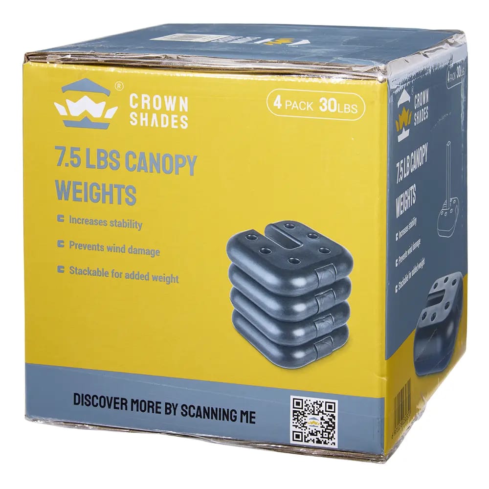 Crown Shades Gazebo Canopy Weights, 4 pk, 7.5 lbs