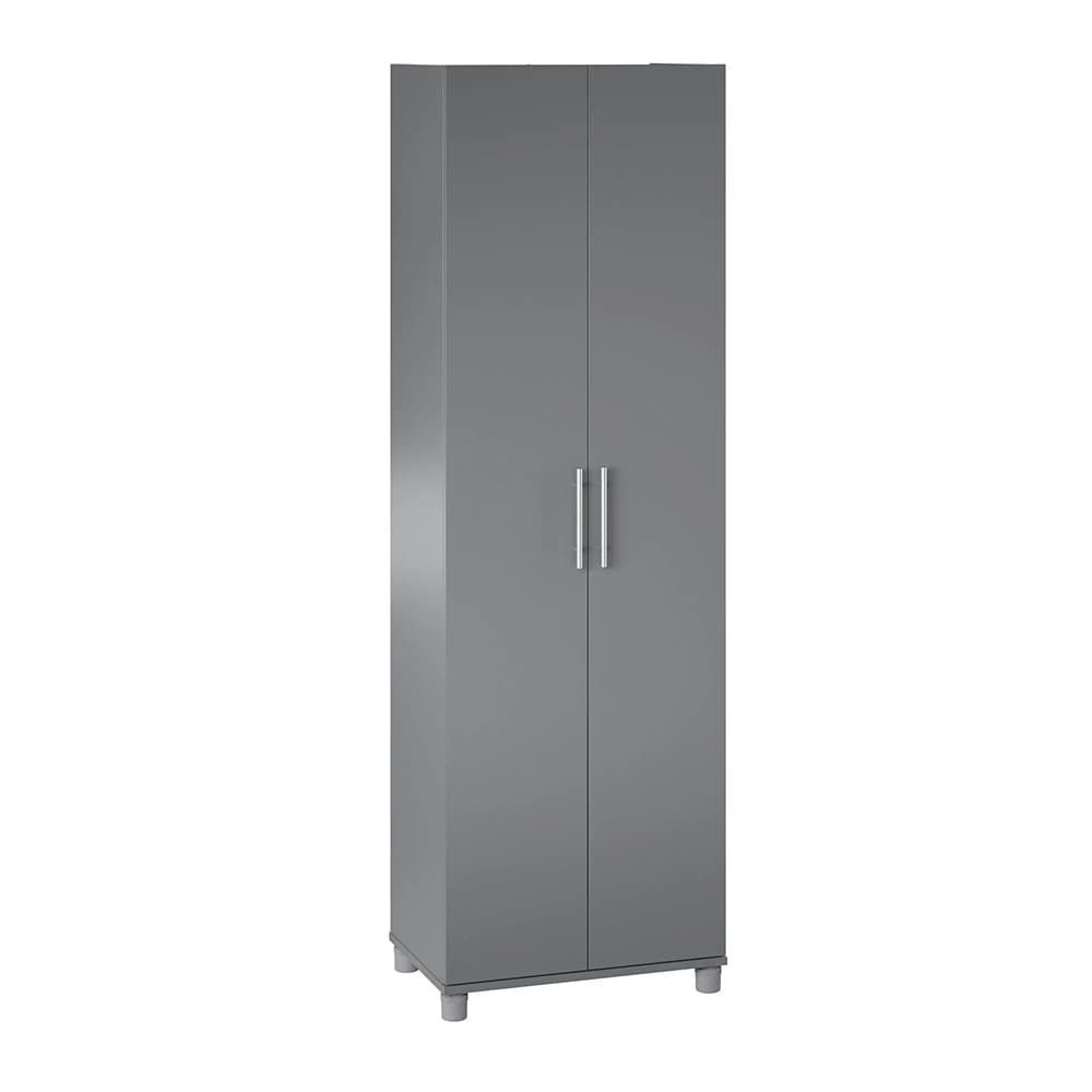 Freestanding Utility Storage Cabinet, Graphite