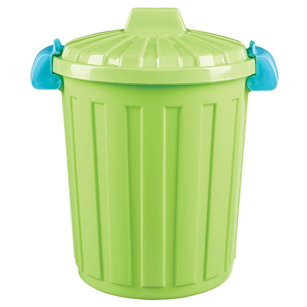 HemiCasa Small Oscar bin with Lid and Handles, 7 L