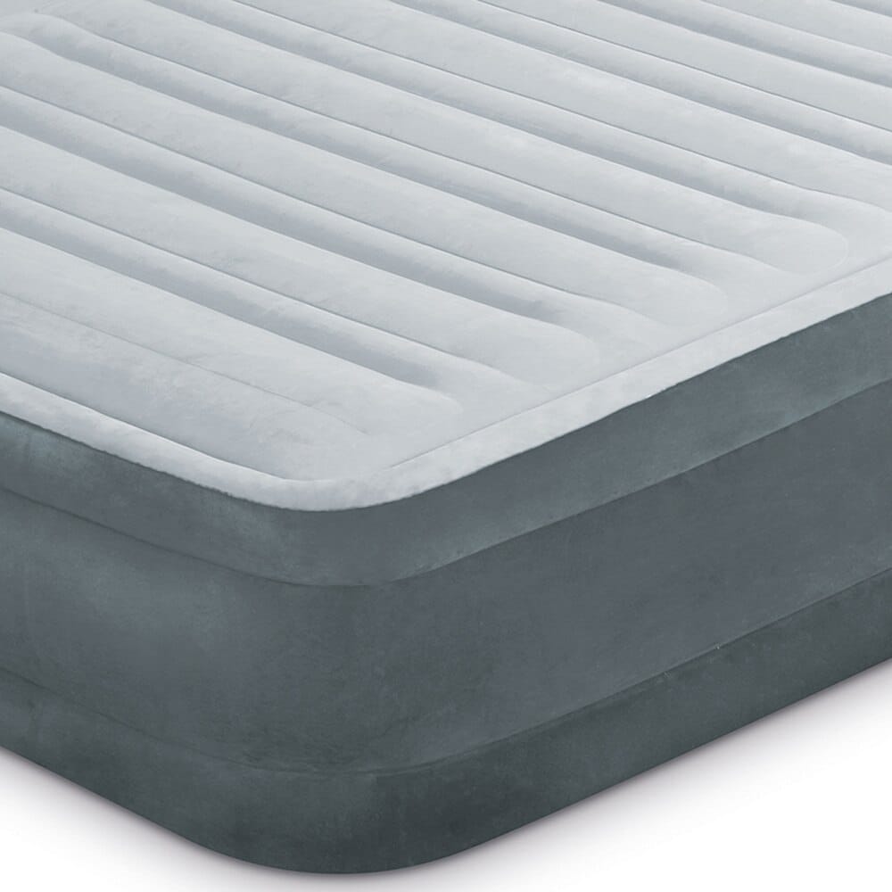 Intex Twin Dura-Beam Comfort-Plush Air Mattress with Internal Pump