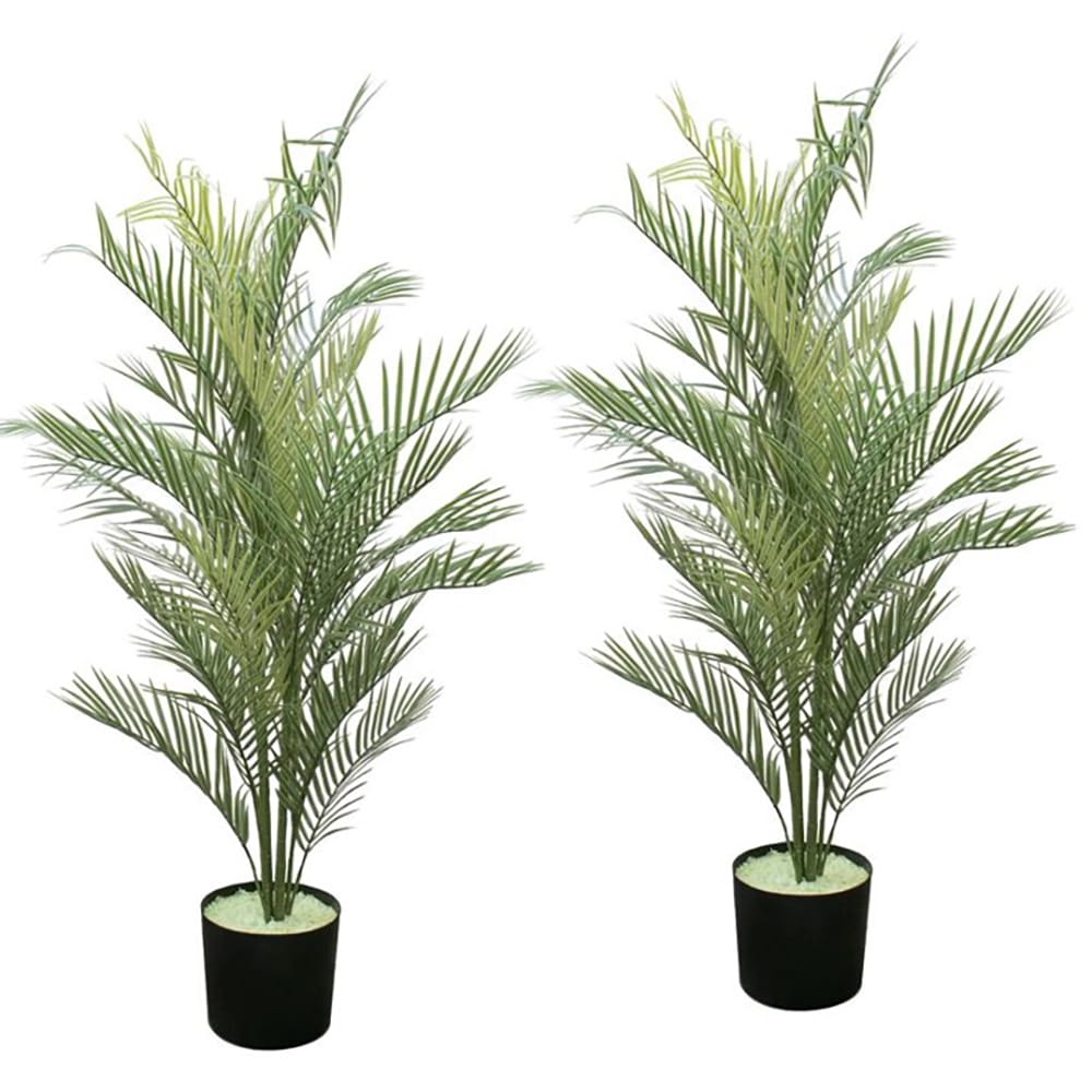 Vintage Home 48" Tall Fluorescent Palm Tree, 2 Pack
