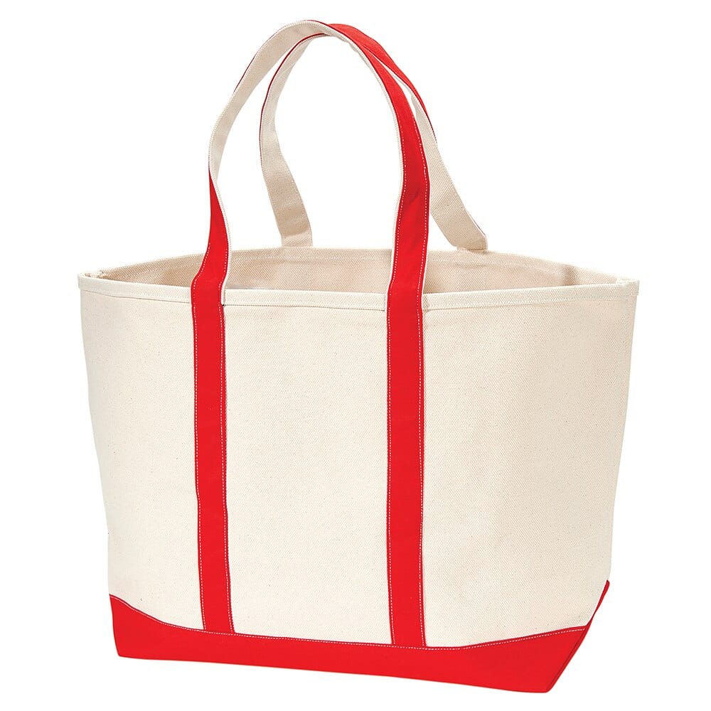 Heavy-Duty Canvas Tote, 15" x 24" x 7"