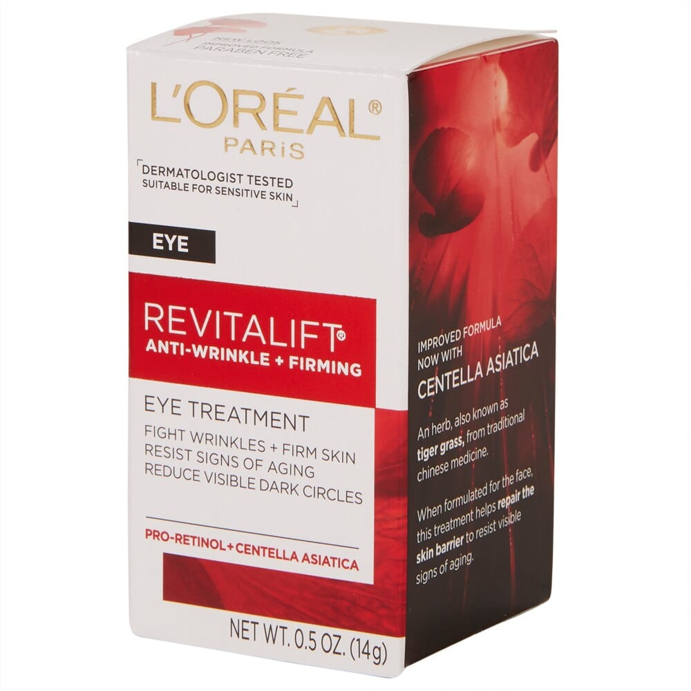 L'Oreal Revitalift Anti-Wrinkle + Firming Eye Cream Moisturizer, .5 oz