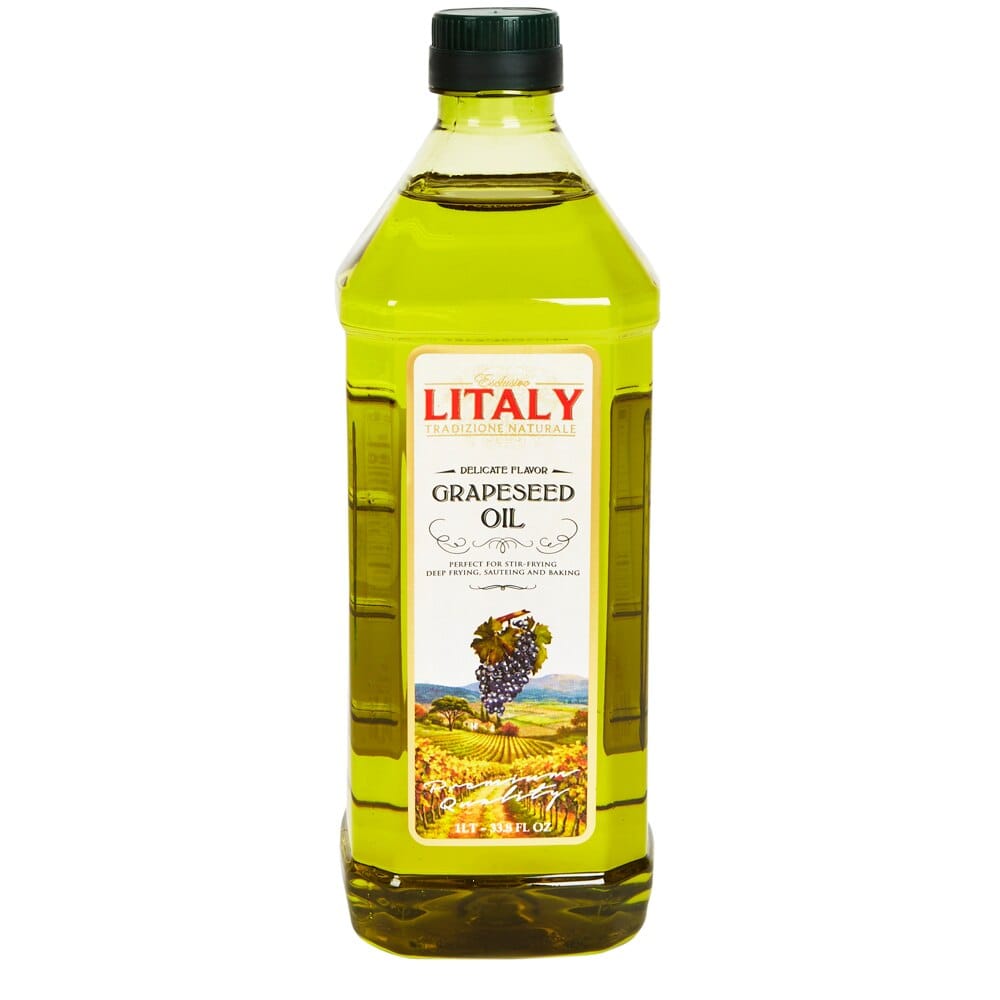 Litaly Grapeseed Oil, 33.8 oz