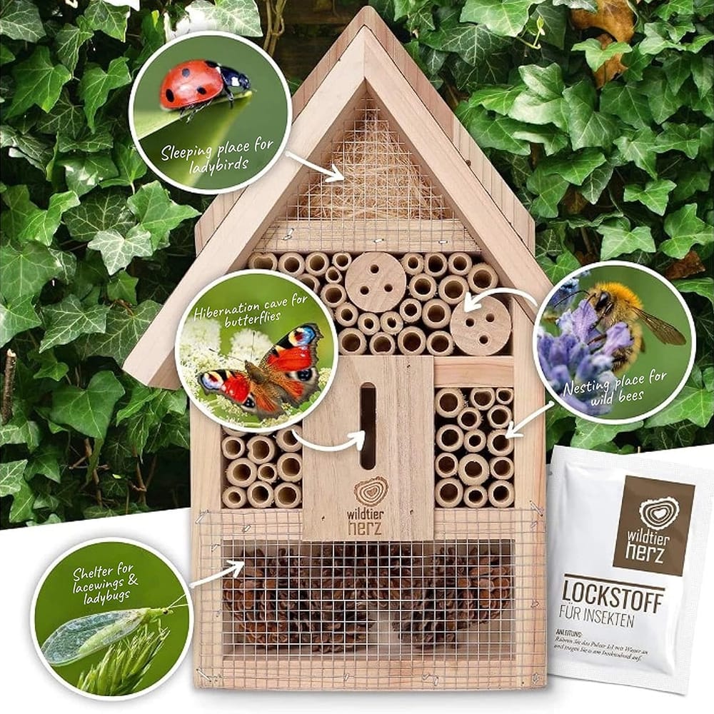 Wildtier Herz Insect Hotel