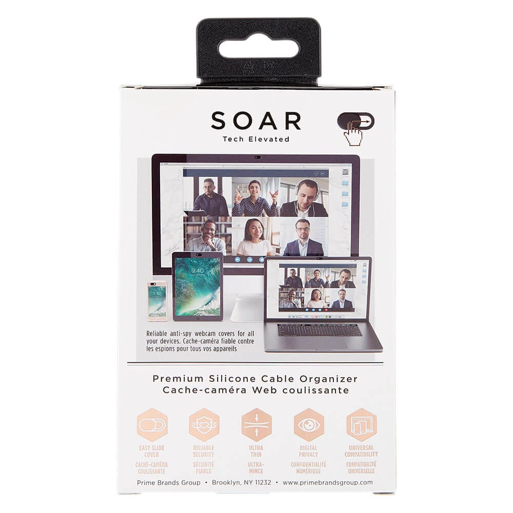 Soar Premium Sliding Webcam Cover, 3 Count