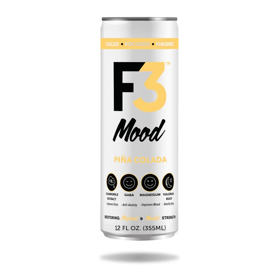 F3 Mood Drink Pina Colada, 12 oz.