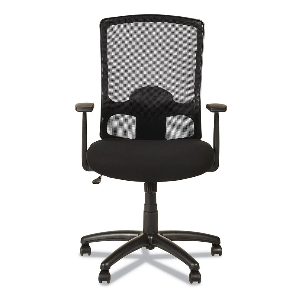 Alera Etros Series Mesh Mid-Back Chair, Black