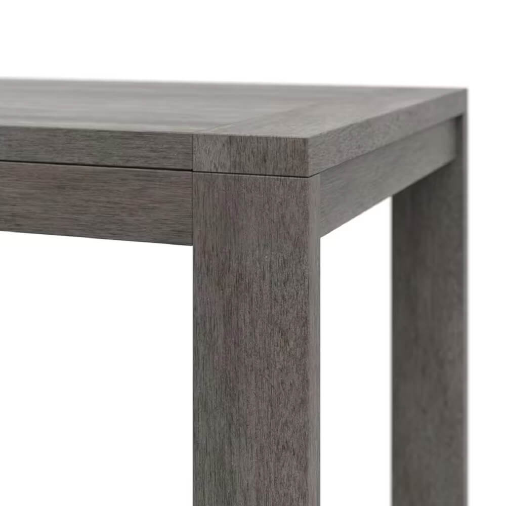Twin Star Home Rectangular 52" Dining Room Table, Weathered Gray