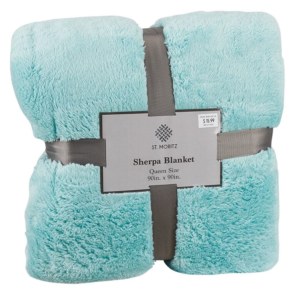 St. Moritz Sherpa Blanket, Queen