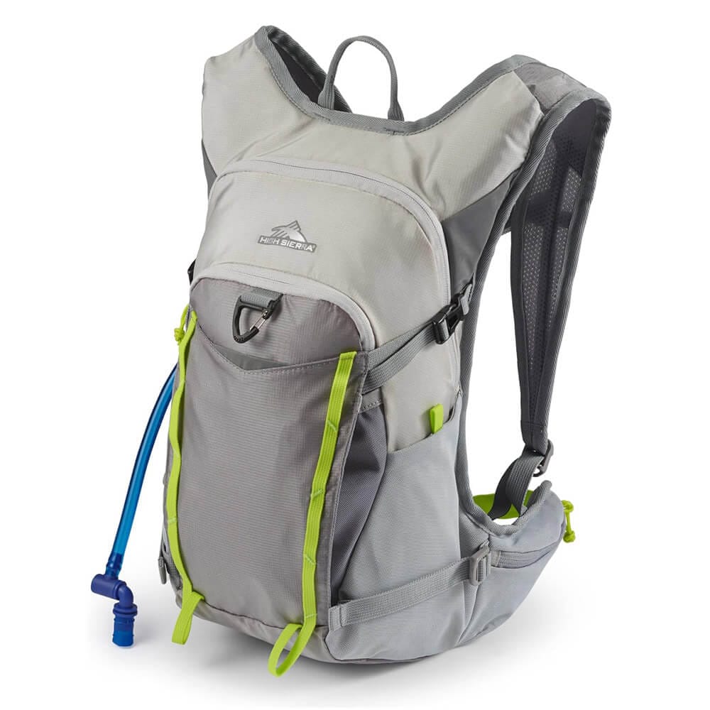 High Sierra 16L Hydrahike Hydration Backpack with 2L Reservoir, Silver