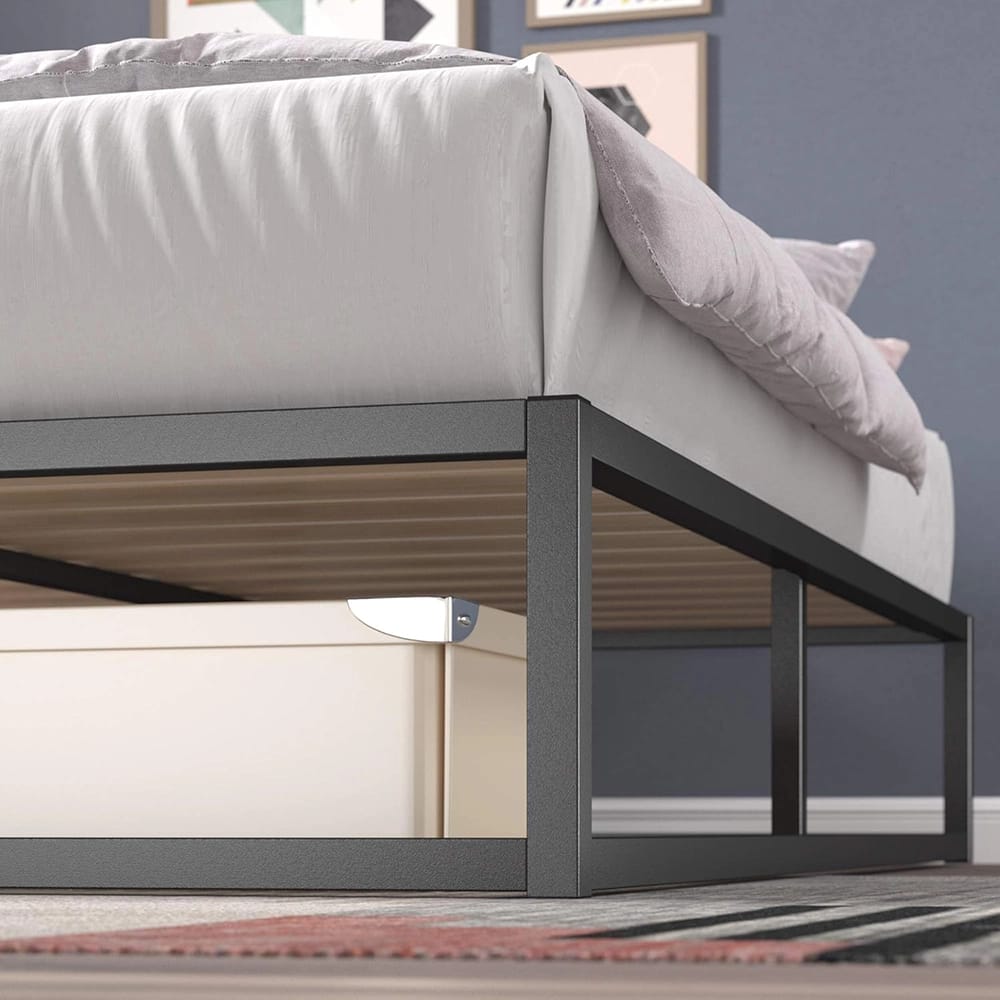 Zinus 10" Platform Low Profile Bed Frame, Black