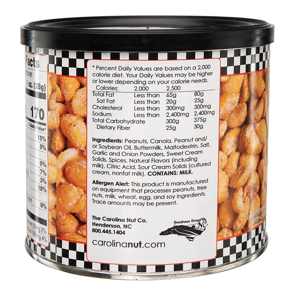 The Carolina Nut Company Bacon Ranch Peanuts, 12 oz